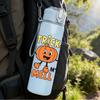 1PC Pumpkin Trick Treat Cartoon 750ml Color Plastic Sports Water Bottle Leakproof Flip Straw Lid Suitable for Sports Office Home Use
