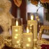 LED Candle Lights, Flashing, Long, Christmas Decoration, Soothing Light, Warm Color, Fragrance-Free, Flameless, Night Light, Sleep Aid, Stylish,