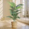 5FT Artificial Palm Tree Faux Areca Palm Plant Dypsis Lutescens Plants In Pot Faux Areca Palm Tree Tropical for Home Decoration