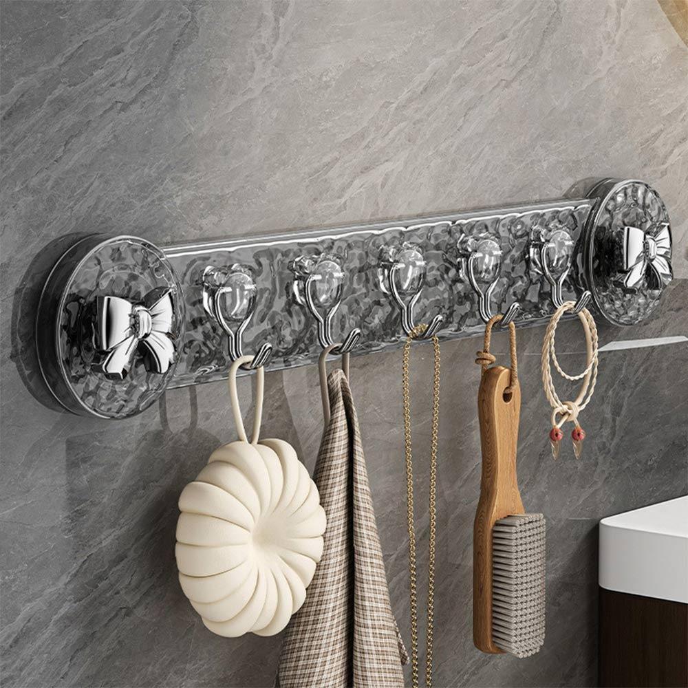 Suction Cup Row Hook Punch-free Strong Load-bearing Storage Rack Gifts Corrugated Hooks