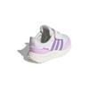 Adidas Neo Run 70S Soft Sole Comfortable Non-Slip Wear-Resistant Low-Top Walking Shoes Baby Shoes White Pink ID1155