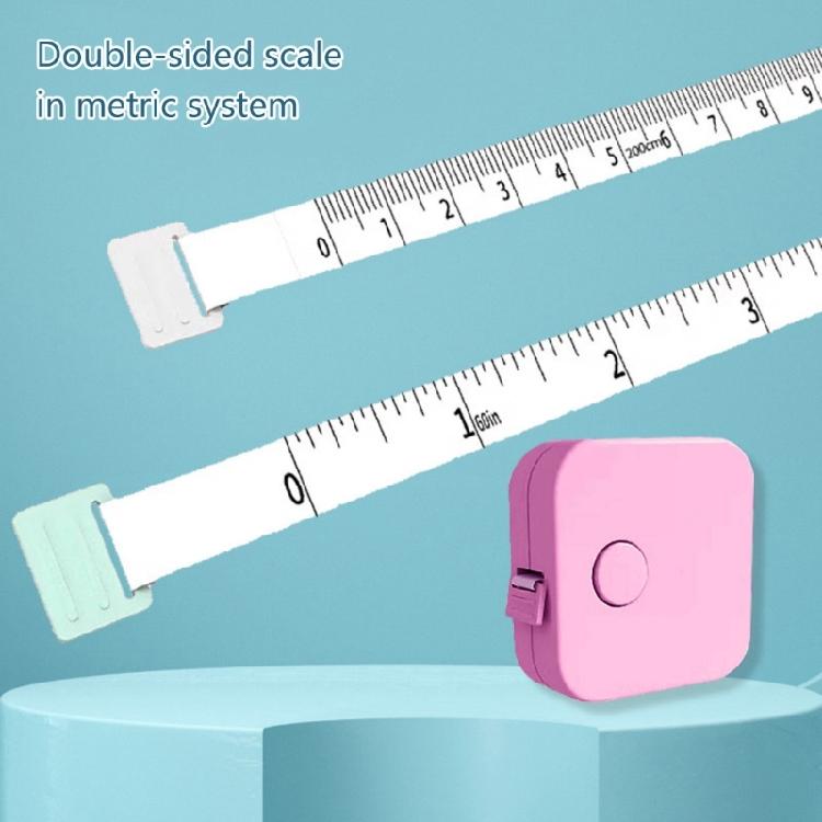Tape Measure Retractable Measuring Tape 2m Flexible Measuring Tool For Dressmaking Carpentry And Daily Use