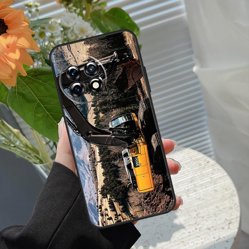 Excavator Case For OnePlus Nord 5 CE 2 3 4 Lite N20 N30 OnePlus 13T 13R 15 13 12 11 10 10T 8T 15R Cover
