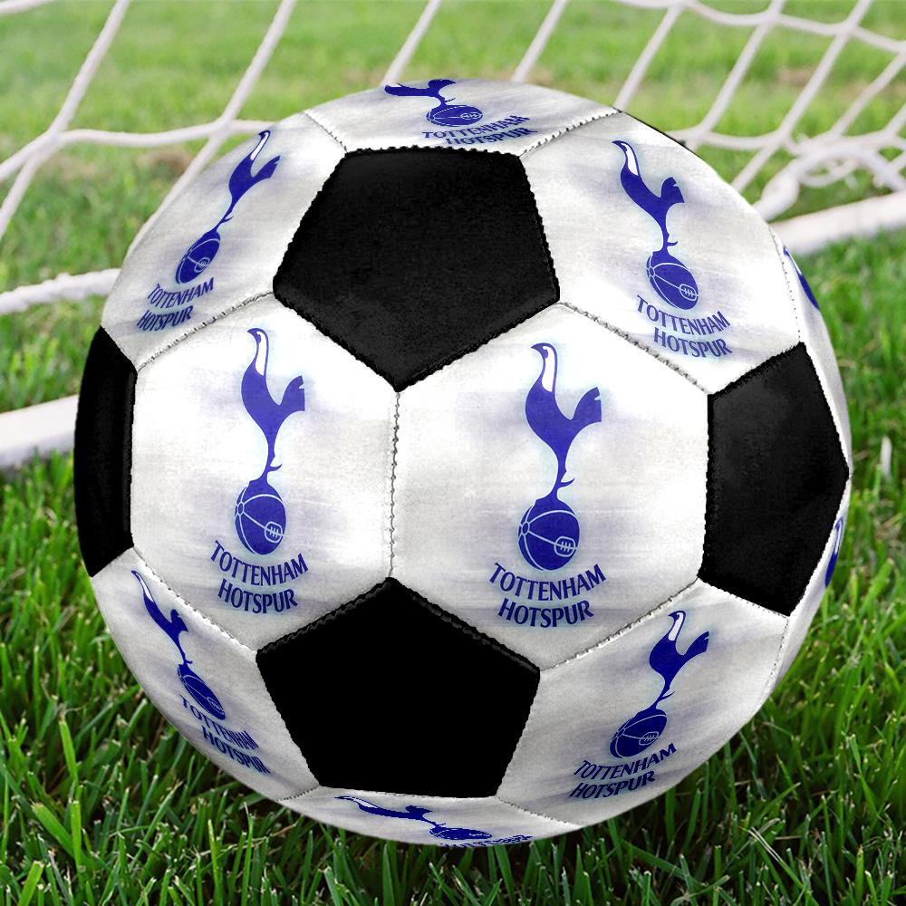 Tottenham Hotspur F.C Soccer Ball Colorful All Ages Machine Stitched PVC Competition Ready Durable High-Bounce.SIZE5