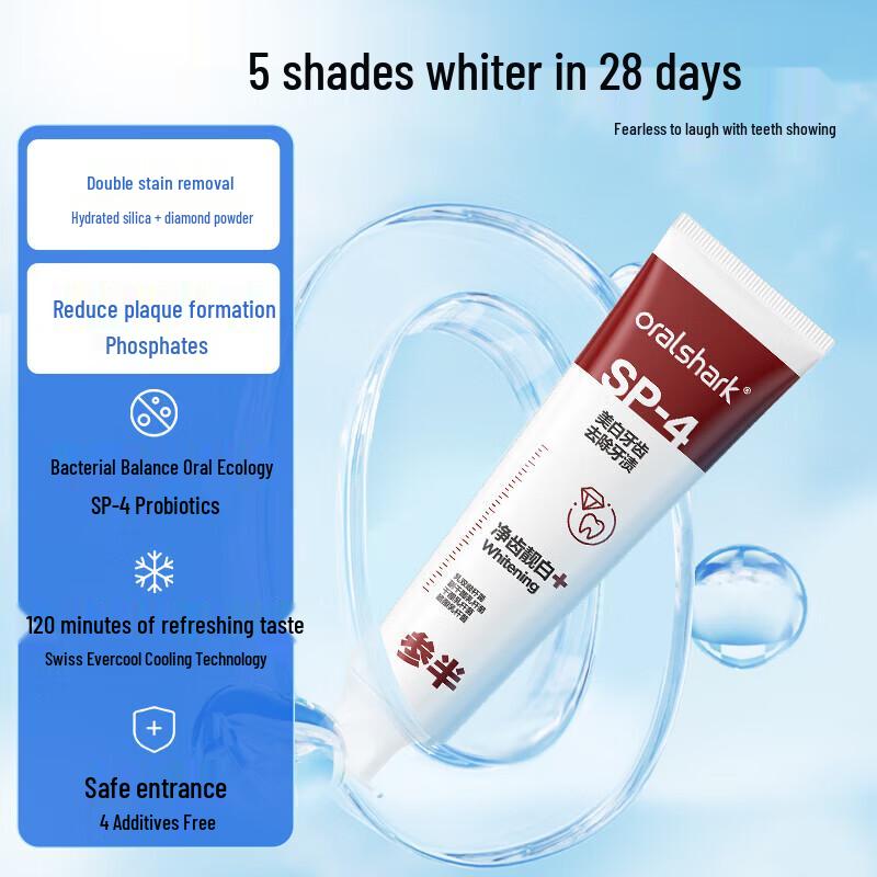 Oralshark Fresh Breath & Whitening Toothpaste Set