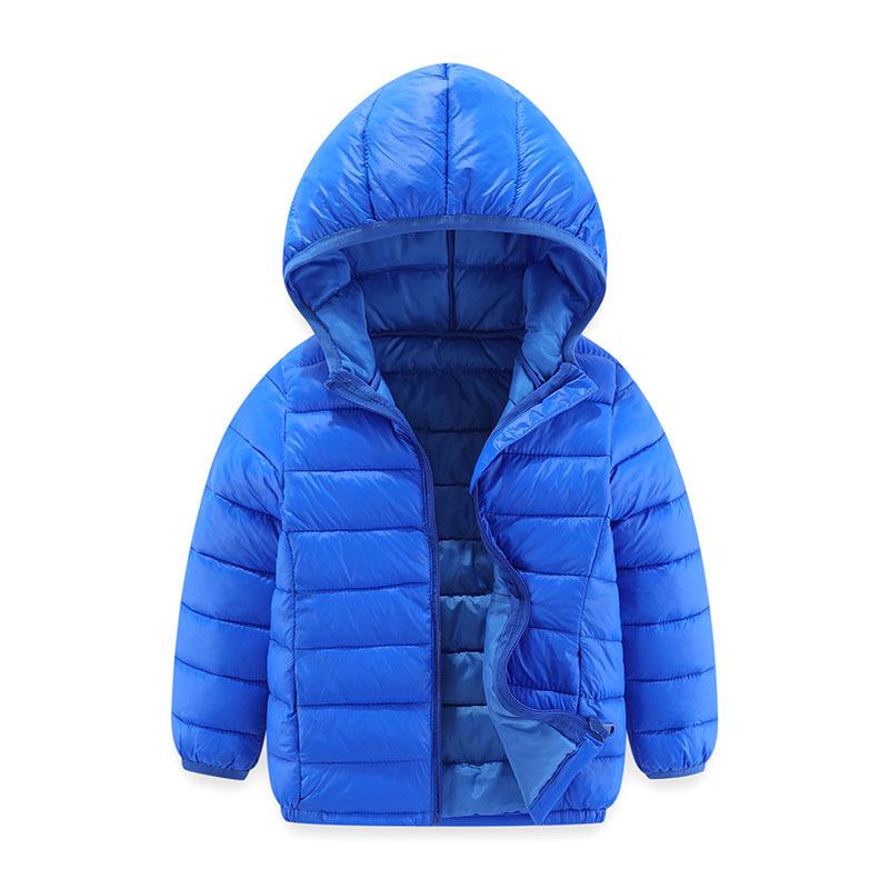 2026 Lightweight Children's Hooded Down Jacket - Boys & Girls Cotton Outerwear