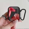 Cherry Flower Print Clear Earphone Cases Cover Case For Airpods 4 2 Pro2 Pro Pro3 3 1