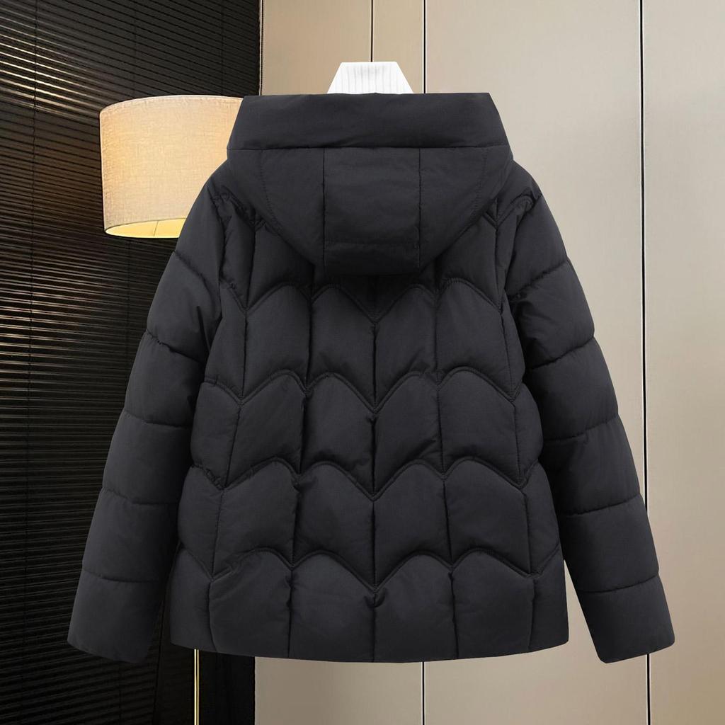 Autumn Winter Thicken Warm Parka Women Casual Sweety Solid Color Big Pocket Loose Hooded Coat Jackets Outwear