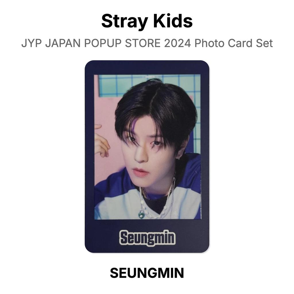 Stray Kids JYP JAPAN POPUP STORE 2024 Photo Card Set Official Photocard