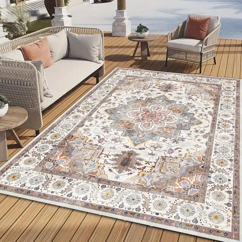 

Bohemian Outdoor Carpet, Terrace Camping, Foldable And Convenient Carpet, Indoor Living Room Floor Mat, Home Decoration 80x120cm 31x47inch