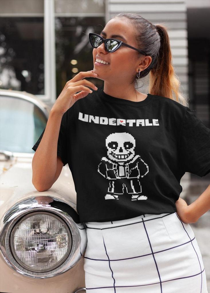 Unisex Gaming Undertale T-Shirt, Napstablook Indie Shirt Undertale VI Klassisches T-Shirt