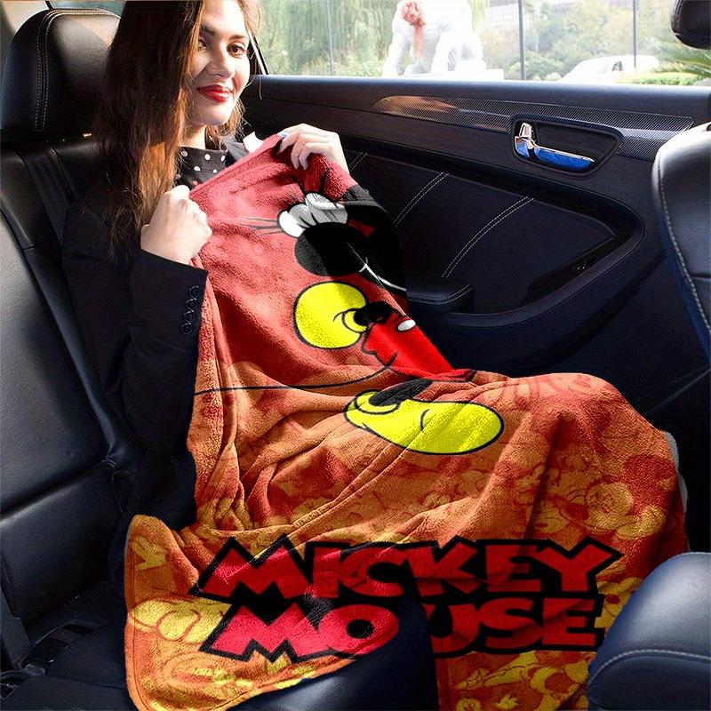 1pc. Mickey Mouse Theme Blanket - Perfect for Home, Office, Outdoor Use, Gift Idea, Suitable for All Seasons (Home Decor)z0417246