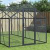 Vidaxl Woliera, Antracytowa, 1,79X8X1,85 M, Aluminium