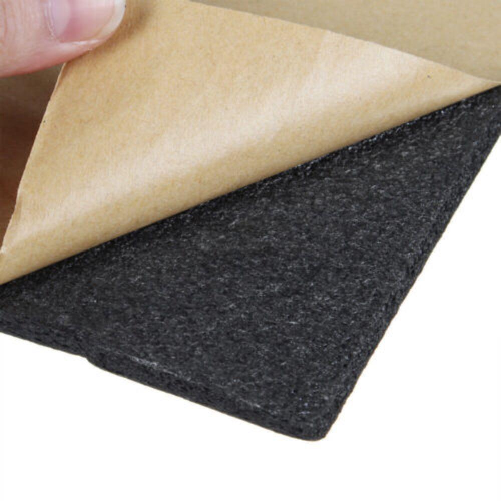 10Pcs Car Insulation Deadening Hood Foam 200*50cm 10mm Thickness Sound Mat Proofing Deadener Heat Noise Auto Accessories Heat Shields 2