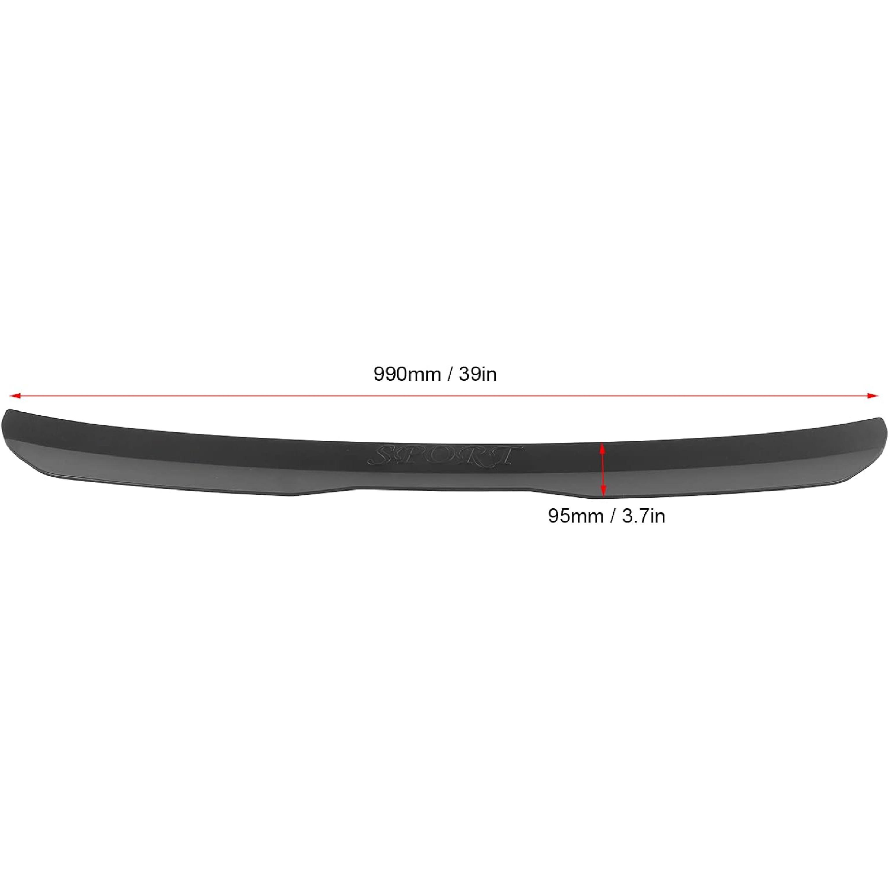 Rear Roof Spoiler, Universal Roof Spoiler Wing Extension Lip for Two Compartment Vehicles Fit for Seat MK1 MK2 MK3 MK4 MK5 MK6 MK7 2000 2021 ABS
