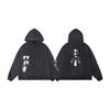 2025 Unisex Oversized Hooded Sweatshirt With Vintage Character Print Loose Fit Streetwear Casual Top
