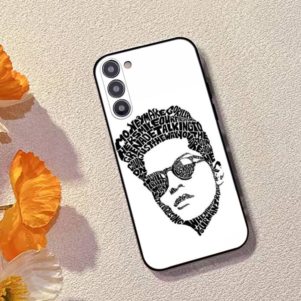 Singer Bruno M-Mars Phone Case Black Silicone Soft For Samsung Galaxy A73,A72,A71,A70,A53,A52,A51