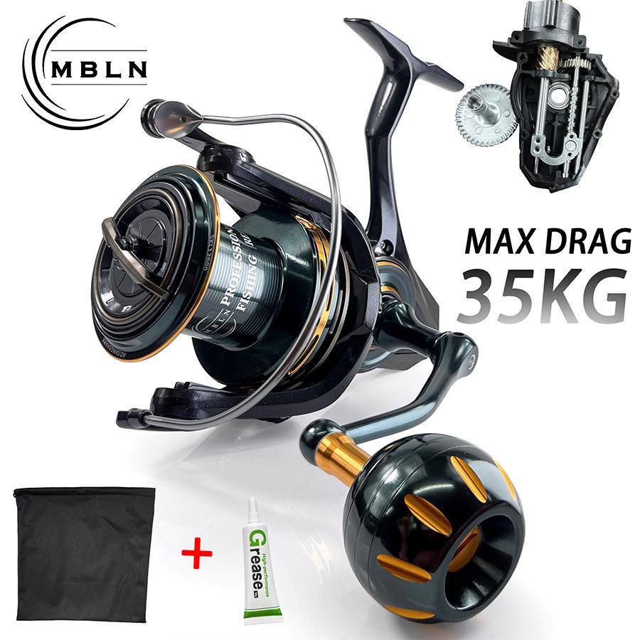 MBLN Saltwater Fishing Reel, Magnesium Alloy
