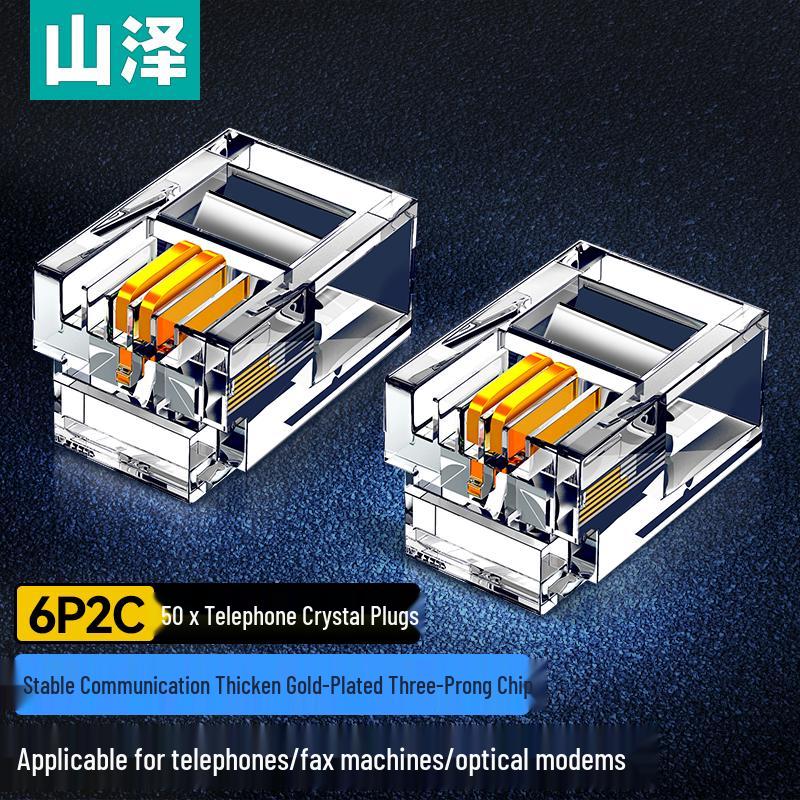 ShanZhe Gold-Plated RJ Phone Connectors