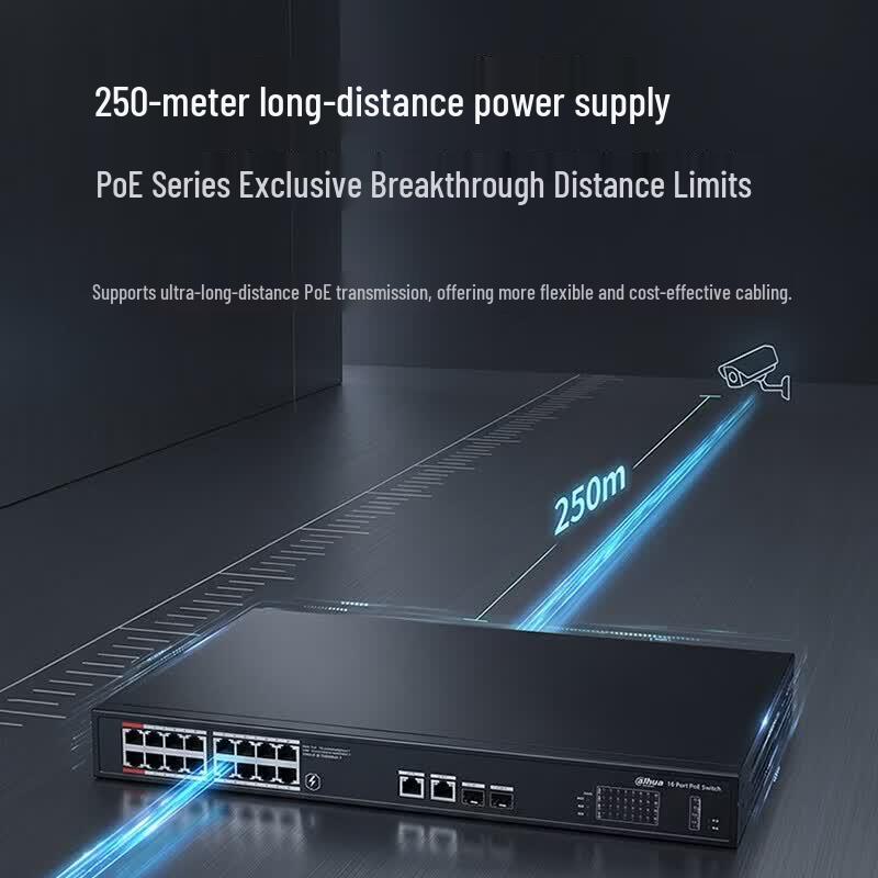 Dahua POE Security Surveillance Network Switch CN plug (adapter included)