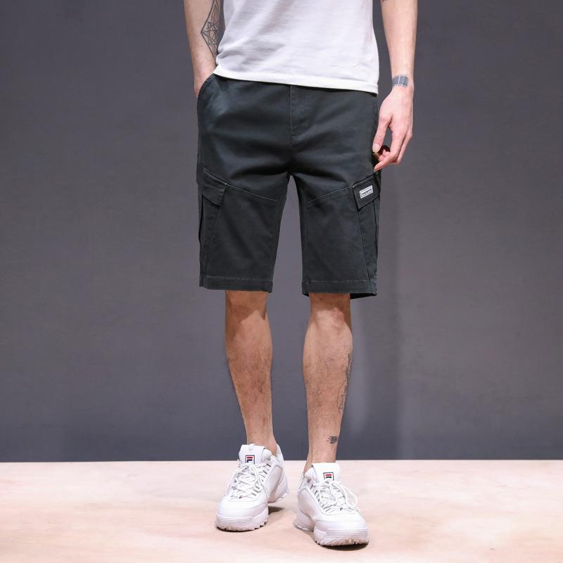 Work-Wear Shorts Men'S Trendy Brand Summer Loose Sports Pants Men'S Casual Five Quarter Pants Mid Length Pants Men'S Pants