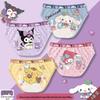 Class A Pure Cotton Girls' Cartoon Boxer Briefs - Breathable, Antibacterial Underwear for Small to Large Children