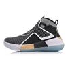 Li Ning YuShuai 12 Trendy Non Slip Lightweight High Top Basketball Shoes Men's Black Gold ABAN049-2