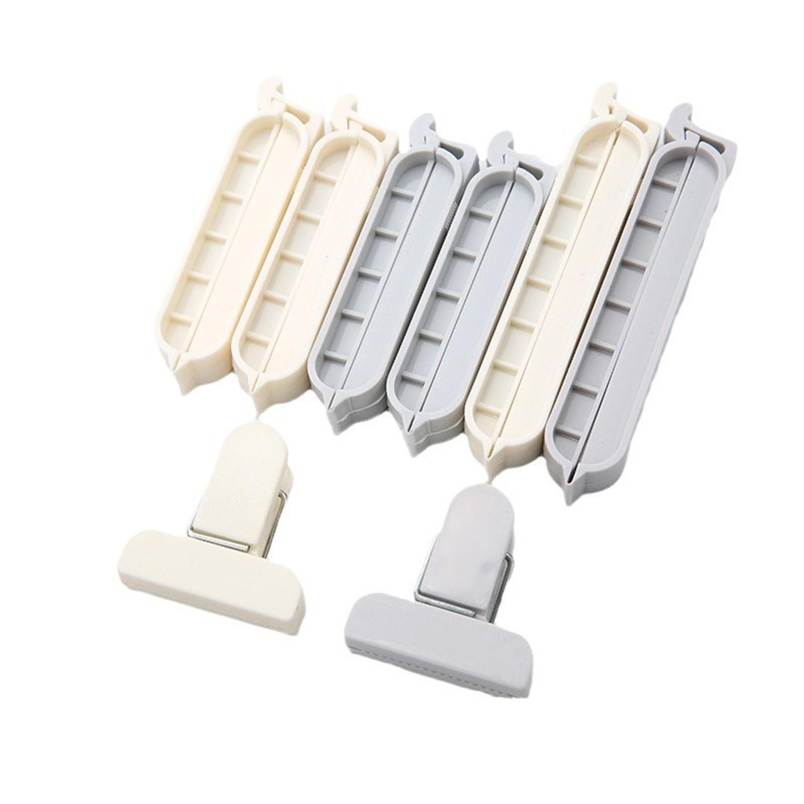 

8 шт. Зажимы для запечатывания продуктов белый