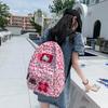 Korean Ins Cute Leopard Print Print Backpack Japanese Soft Girl Pink Kitten Cartoon Girl Backpack Student Schoolbag