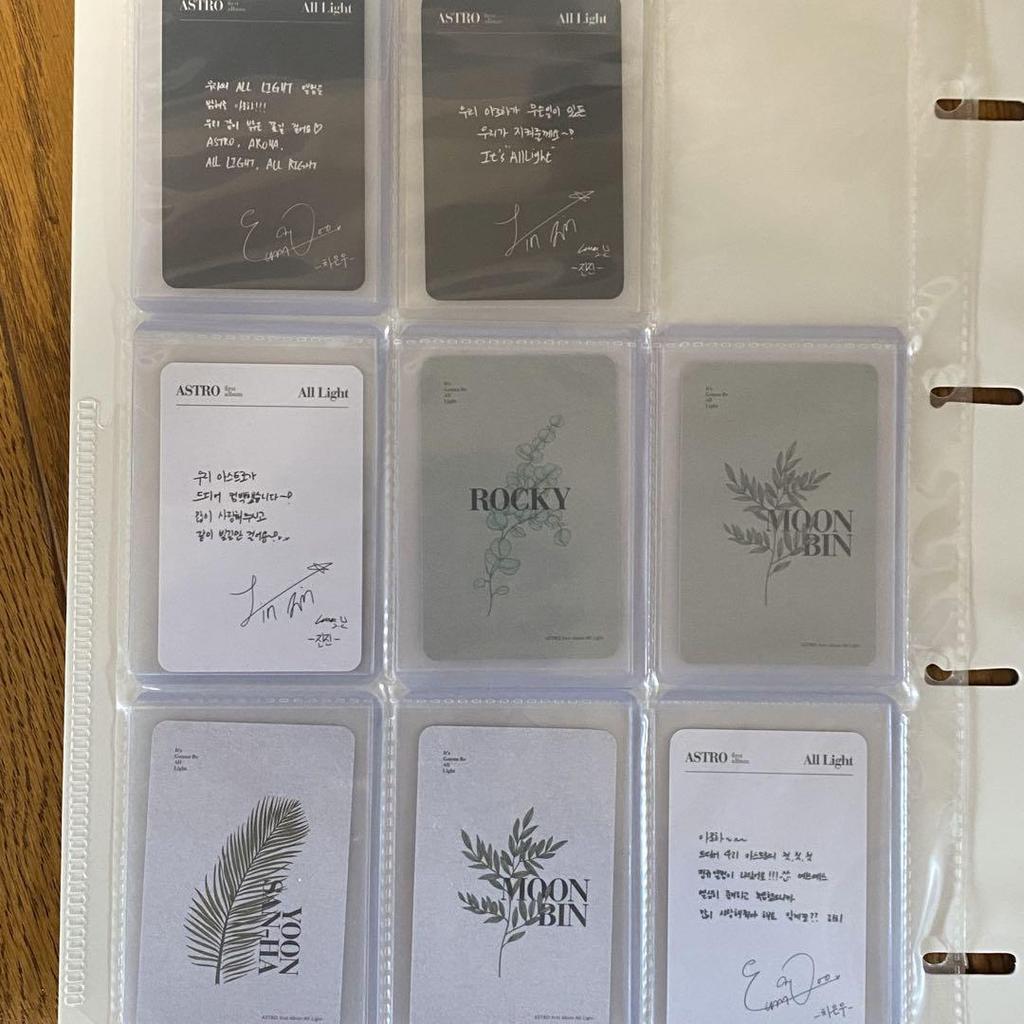 [USED] ASTRO All Light Album Trading Card