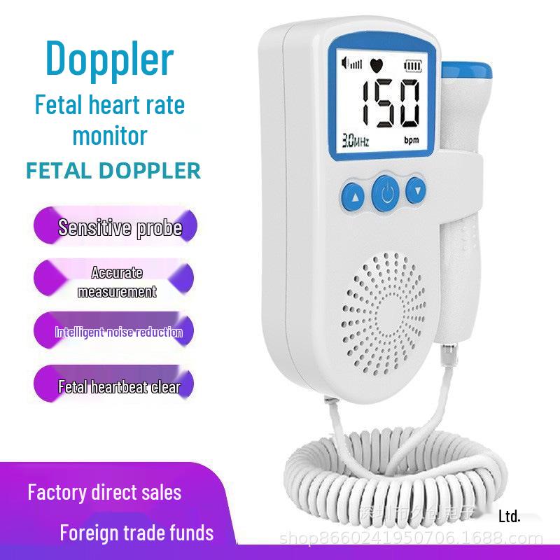 Portable Fetal Doppler Heart Monitor for Pregnant Women
