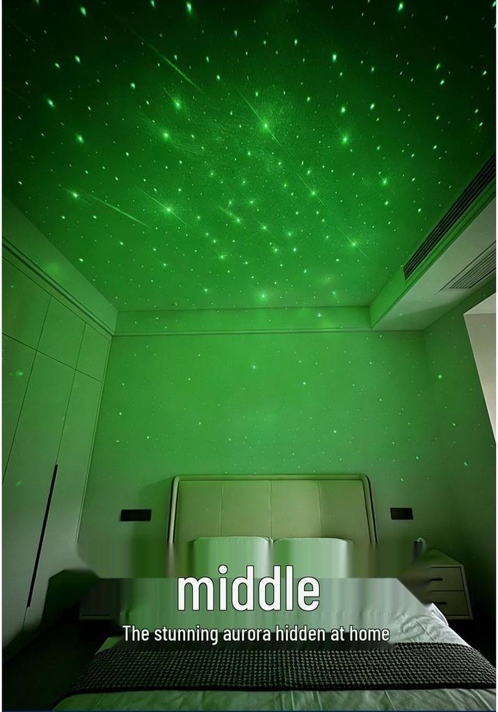 Aurora Starry Sky Projector Lamp - Full Sky Stars & Mood Lighting, Perfect Valentine's Day Gift
