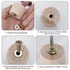 Wooden Pot Lid Handle Universal Insulated Lib Cover Knob Cap Replacement with Screw Washer Pans Lids Handgrip for Exercise Play
