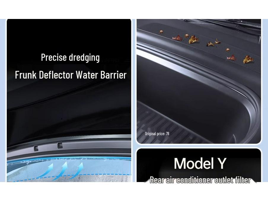 Tesla Model Y/3 Refurbished Accessories Gift Set: Interior Floor Mats & Storage Modifications
