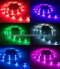 5V RGB LED Strip with Waterproof Drip Glue and 17-Key RF Controller (Seven Colors)