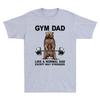 Gym Dad Like A Normal Dad Except Way Stronger Bear Weightlifting Unisexs Tshirt