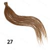 Synthetic Long Straight Dreadlock Soft Fake Extensions For Women Cosplay  Party Wear
