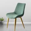 1PC Curved Back Elastic Chair Cover Nordic Dining Modern Backrest Special-Shaped Chair Covers Simple Backrest Stool Cover