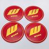 4pcs/Set 45mm 48.5mm 56mm 65mm W Work Logo Emblem Badge Car Stickers Car Wheel Center Caps Rim Hub Cover Hubcap Car Accessories