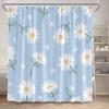 Cartoon Animals Shower Curtains Cute Fox Lion Deer Rabbit Autumn Floral Plant Kids Bath Curtain Polyester Bathroom Bathtub Decor