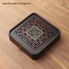 Five Blessings Double-Layer Bamboo Tea Tray