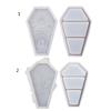 Halloween Pumpkin Coffin Storage Box Mold Epoxy Crystal Resin Silicone Mold for DIY Home Decoration Jewelry Storage