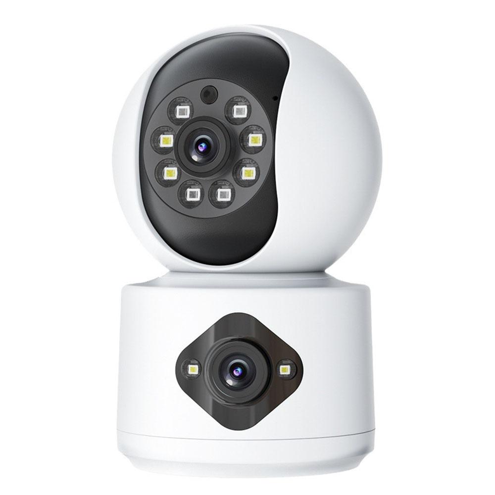 Dual Image WiFi Camera HD Smart Home Security Monitor Night Vision Surveillance Camera (No Memory Card)