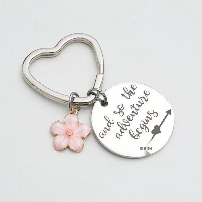 Stainless Steel Engraved Keychain Gift for Mother's Day & Birthdays with DIY Accessories