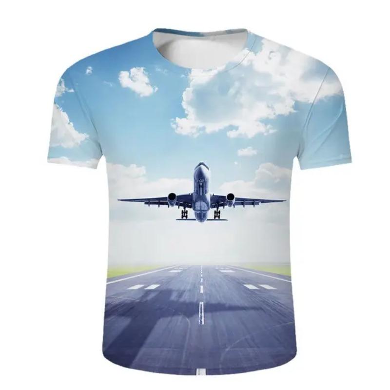 3D Printed T-shirt for Boys and Girls, Fun T-shirt, Fashionable and Casual Men's Round Neck T-shirt