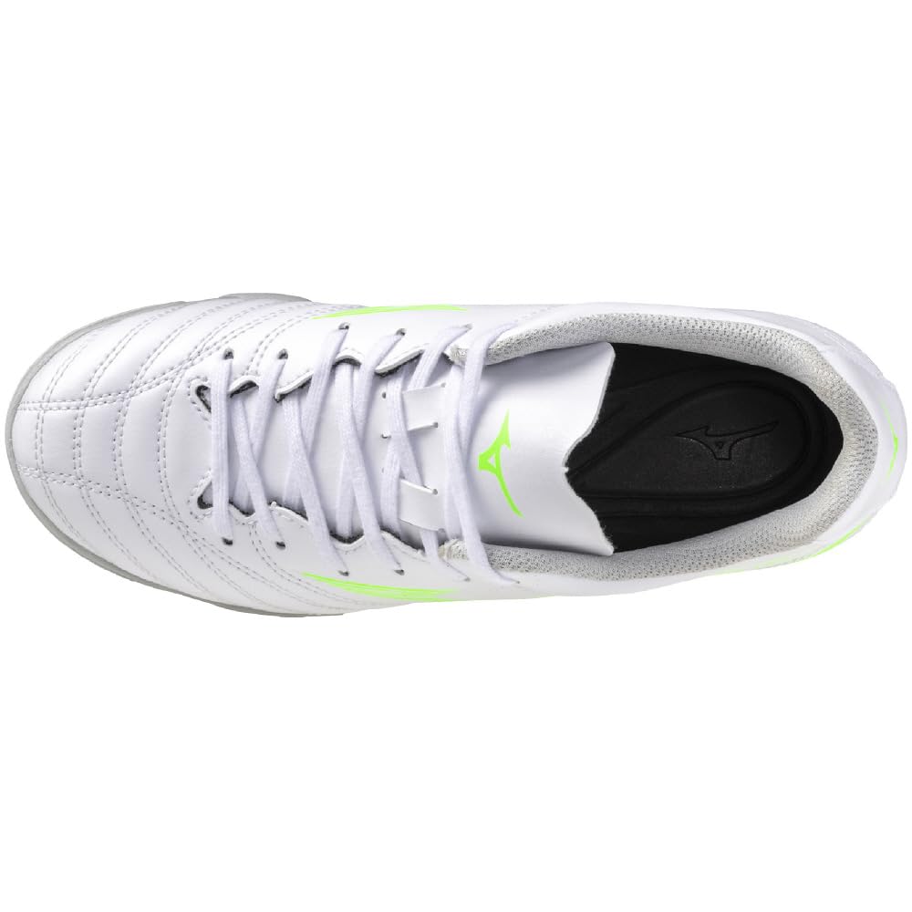 Mizuno Monarcida NEO 3 SELECT AS Soccer Shoes for Kids and White X Neon 3E Jr. Juniors, Football, Lightweight, Green, 20.0 Cm,