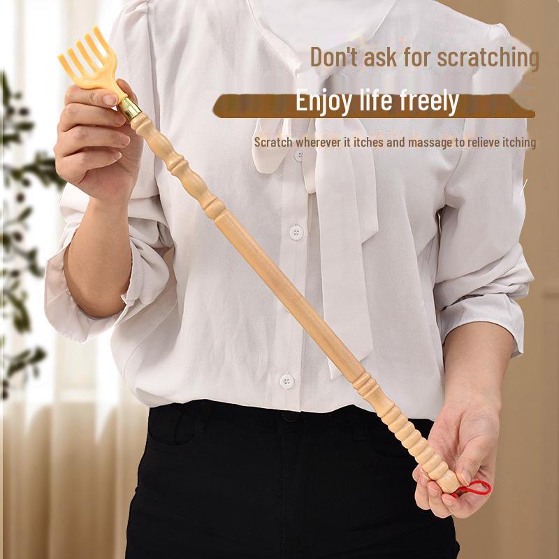 Hölzerner Rückenkratzer: Filial Hand-Saver für glückliche Erleichterung