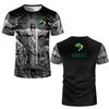 Men's T-Shirts Men's Sports Fashion 3D Printing Fitness Aroud Neck T-shirt