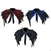Artificial Feather Cape, Scarf, Halloween Shrug, Multi-layer Accessories, Women, Comfortable
