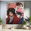 Vintage Samurai Champloo Anime Colorful Tapestry Wall Hanging Hippie Flower Wall Carpets Dorm Decor Japanese Tapestry
